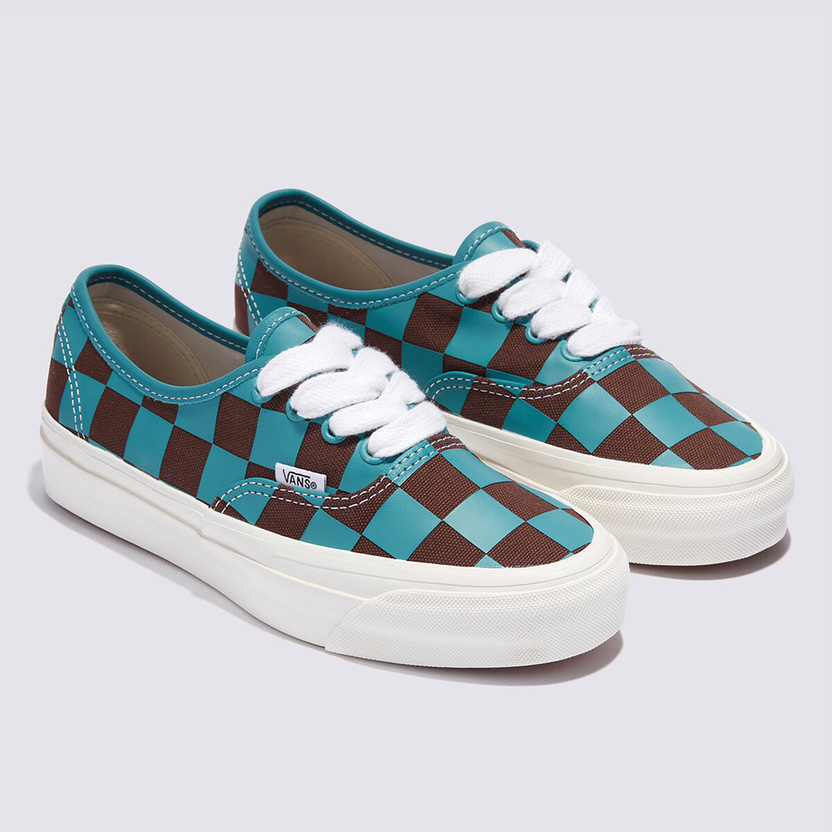 Premium LX Authentic 44 藍色/咖啡色棋盤格滑板鞋 NT$2,480