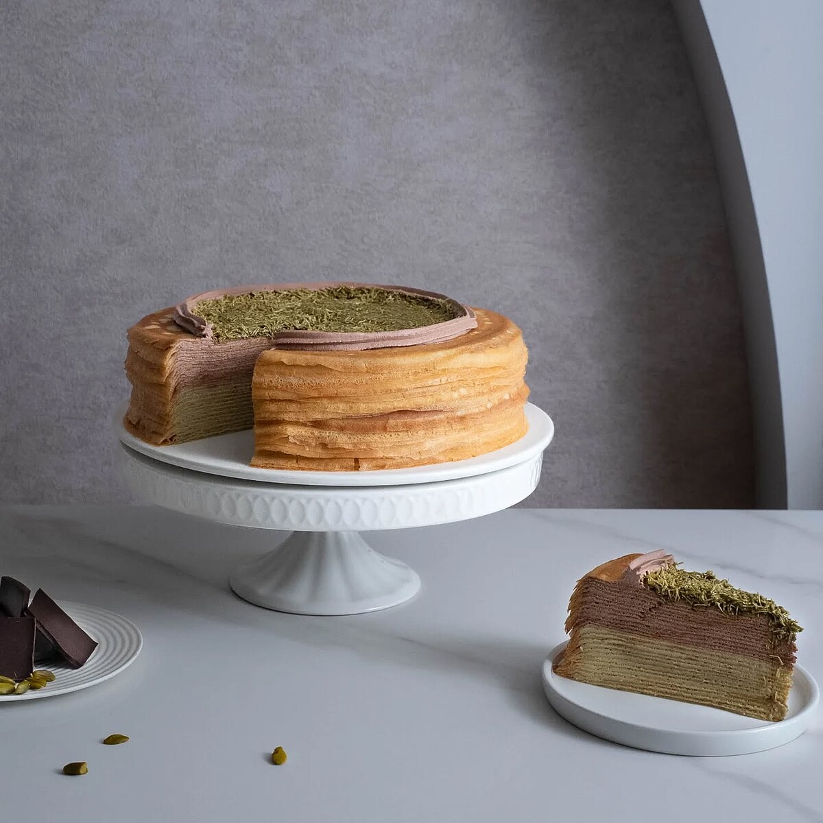 香緹果子 Circus 杜拜巧克力千層（圖片來源／香緹果子 Circus官網）