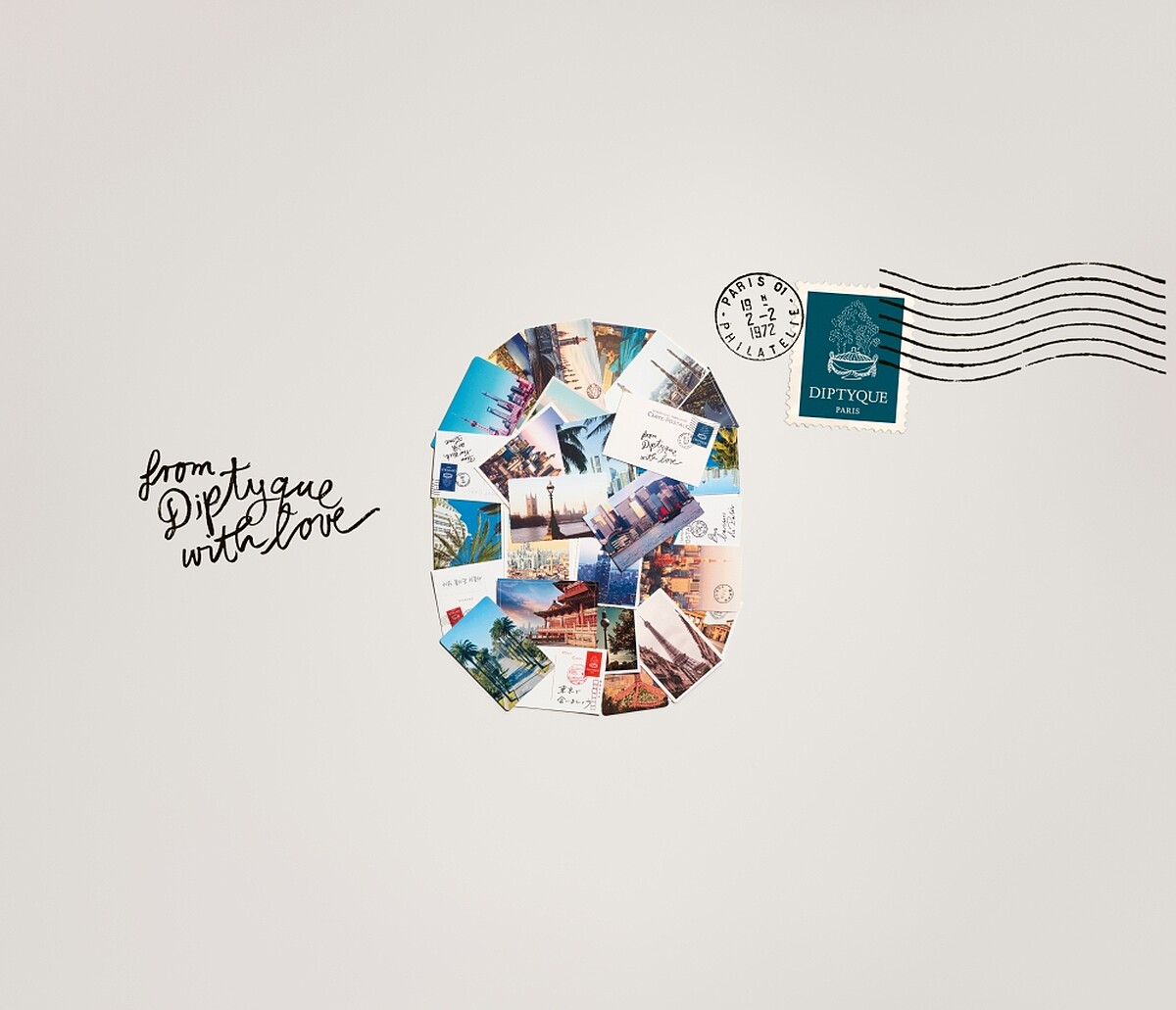 Diptyque城市香氛蜡烛系列2026年形象图。