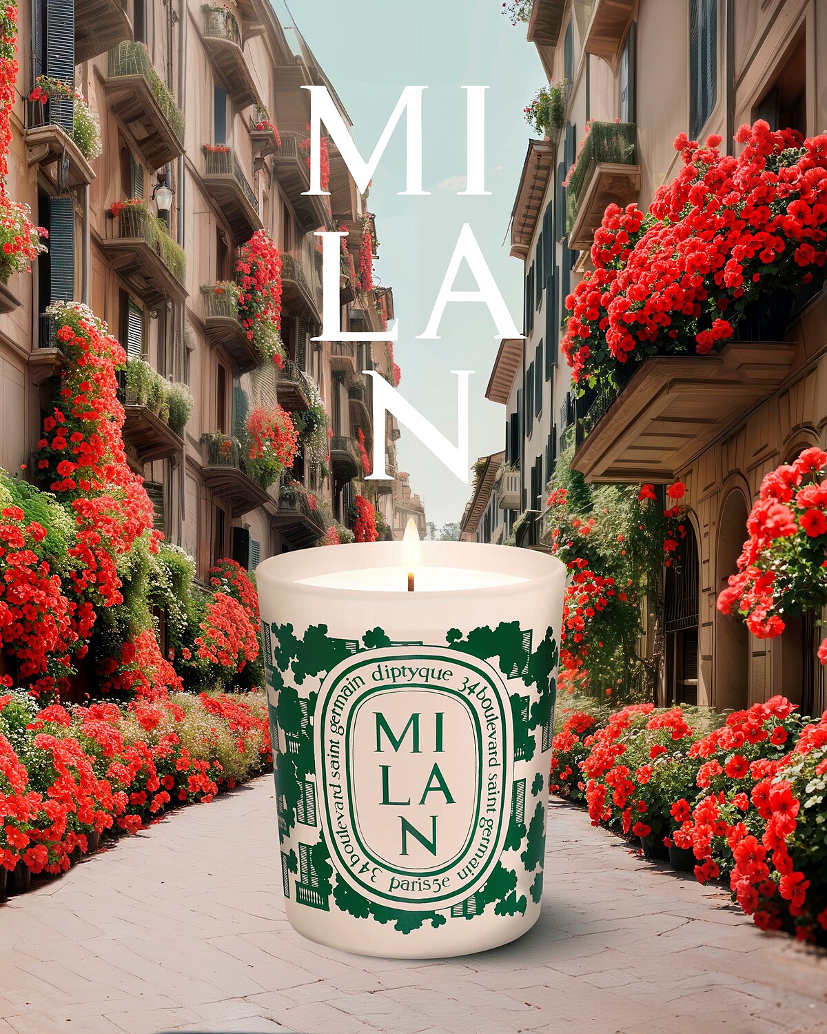 Diptyque城市香氛蜡烛-米兰190g，NT2,850