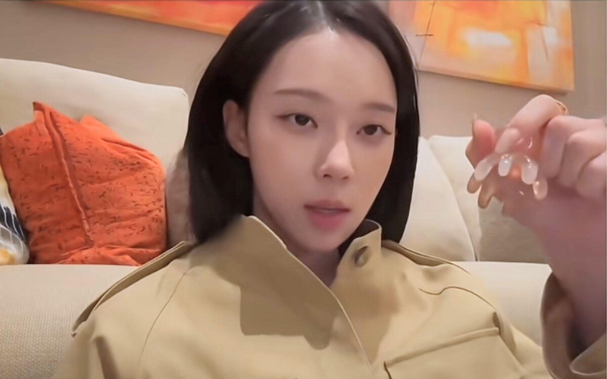 Photo / 翻攝 Weverse @aespa，aespa Winter 同款小章魚按摩器