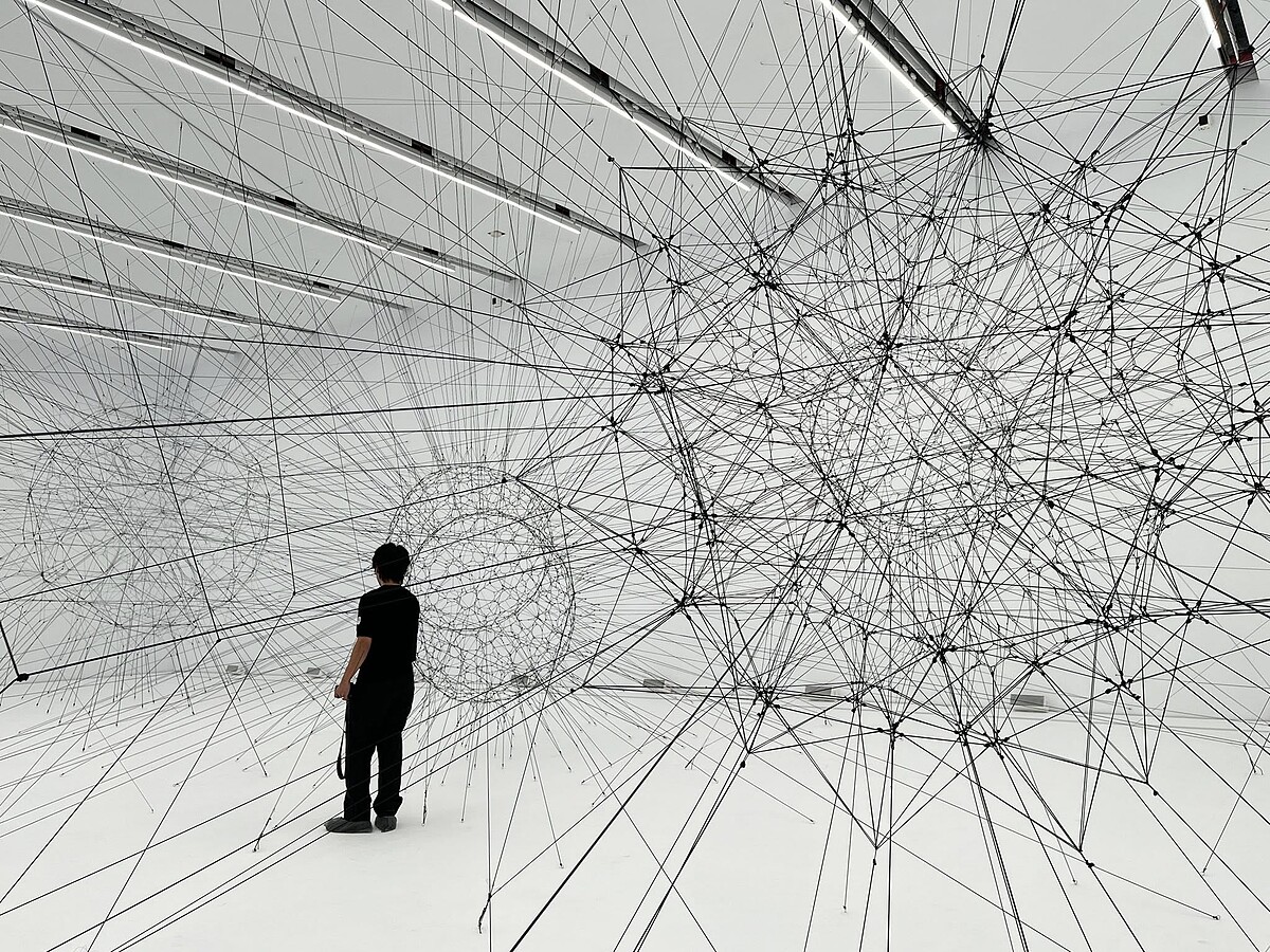 展出作品〈算法．韵律〉｜Melody TU 採访拍摄