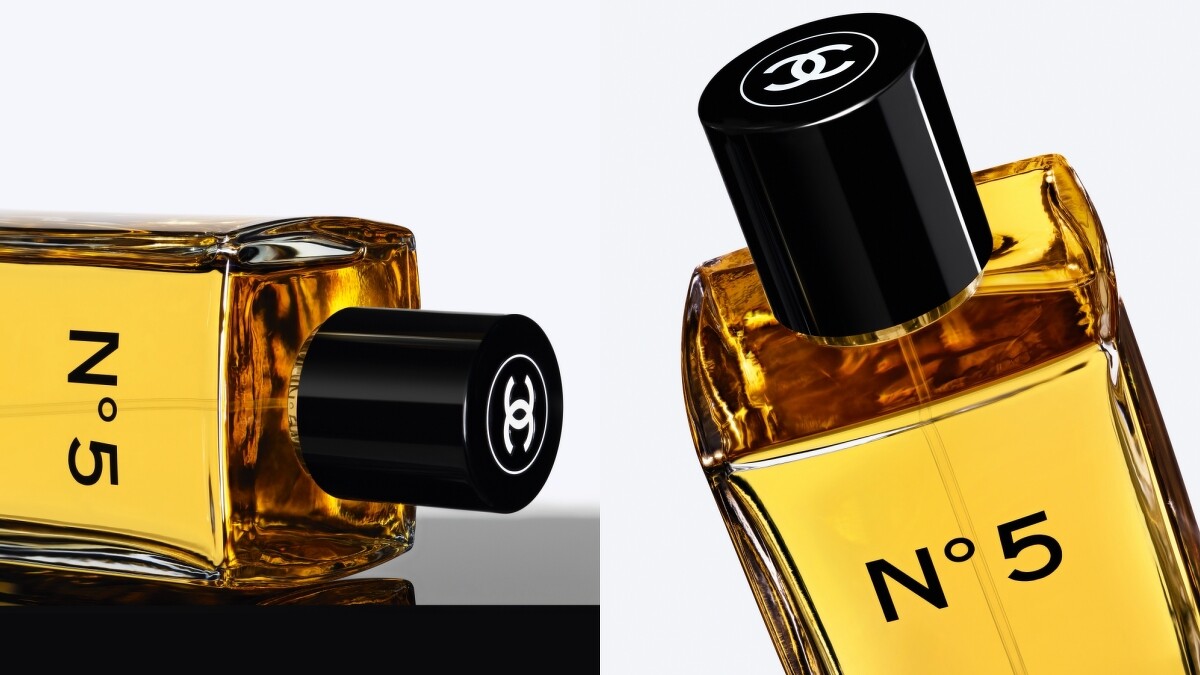 香奈兒N&deg;5淡香水情境圖。