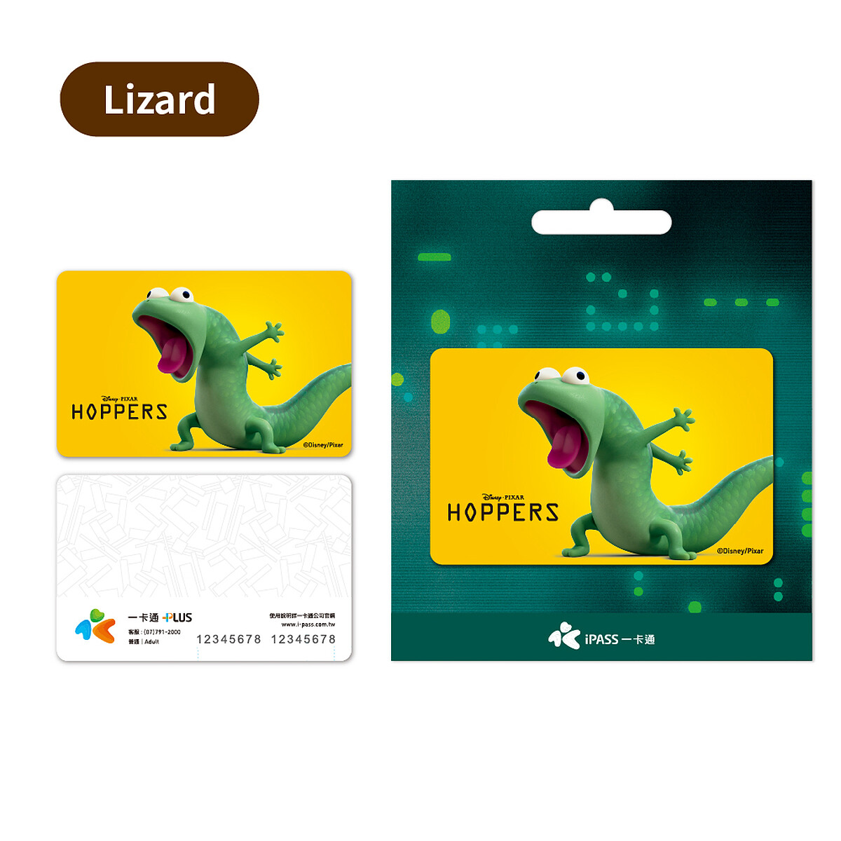 《狸想世界》蜥蜴系列一卡通-Lizard款（圖片來源／PChome 24h購物官網）