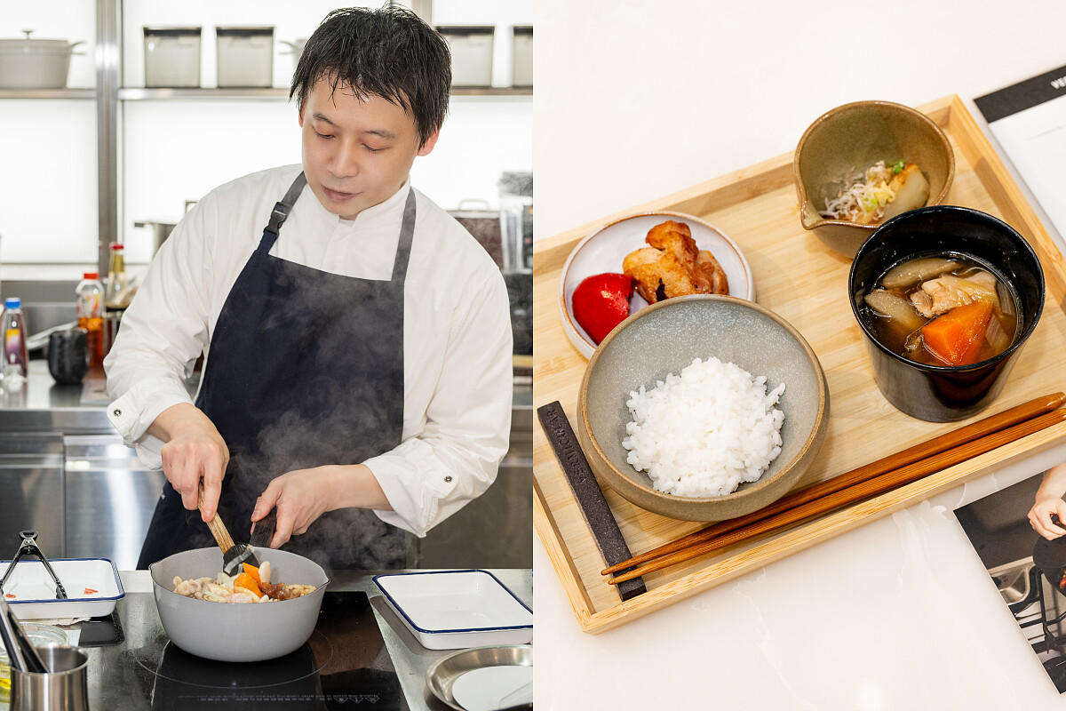 品牌食譜研發主廚 Kevin Choo 即在新品發表活動現場示範的「甜椒蒸燒雞肉」。