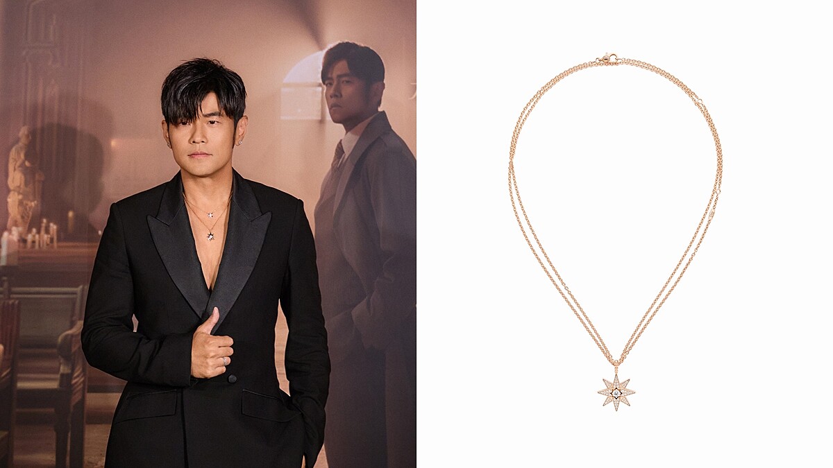 周杰倫《太陽之子》新專輯記者會穿搭Dior「這款」珠寶細節有巧思！