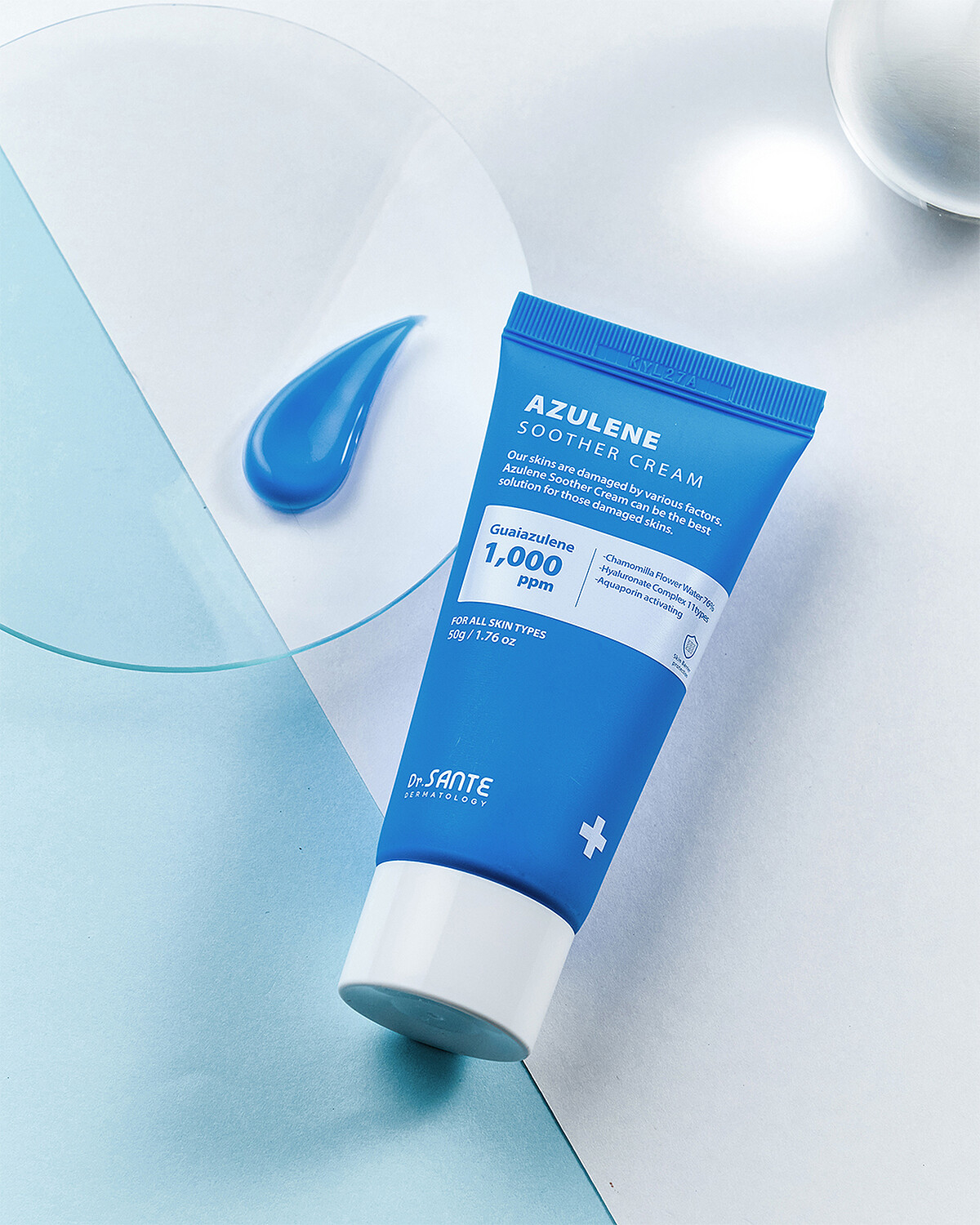 Dr.SANTE 韩国善对 甘菊蓝舒缓修护天蓝润泽霜