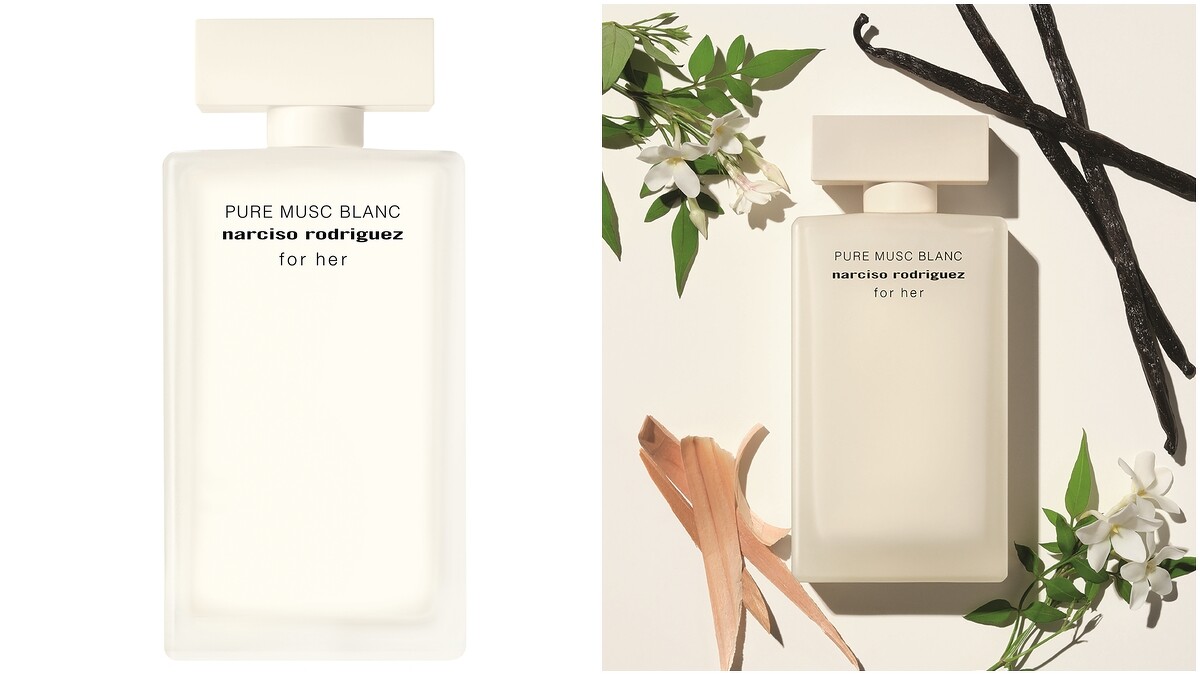 Narciso Rodriguez for her 纯净缪思淡香精30ml,NT2,850;50ml,NT4,200;100ml,NT5,550。