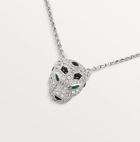 Panth&egrave;re de Cartier美洲豹吊墜，鋪鑲鑽石，建議售價NT$935,000