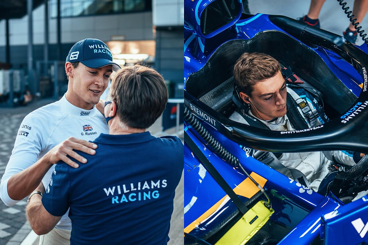 即使在威廉斯車隊開得很挫折，但 George Russell 把過程一切吃苦當吃補。