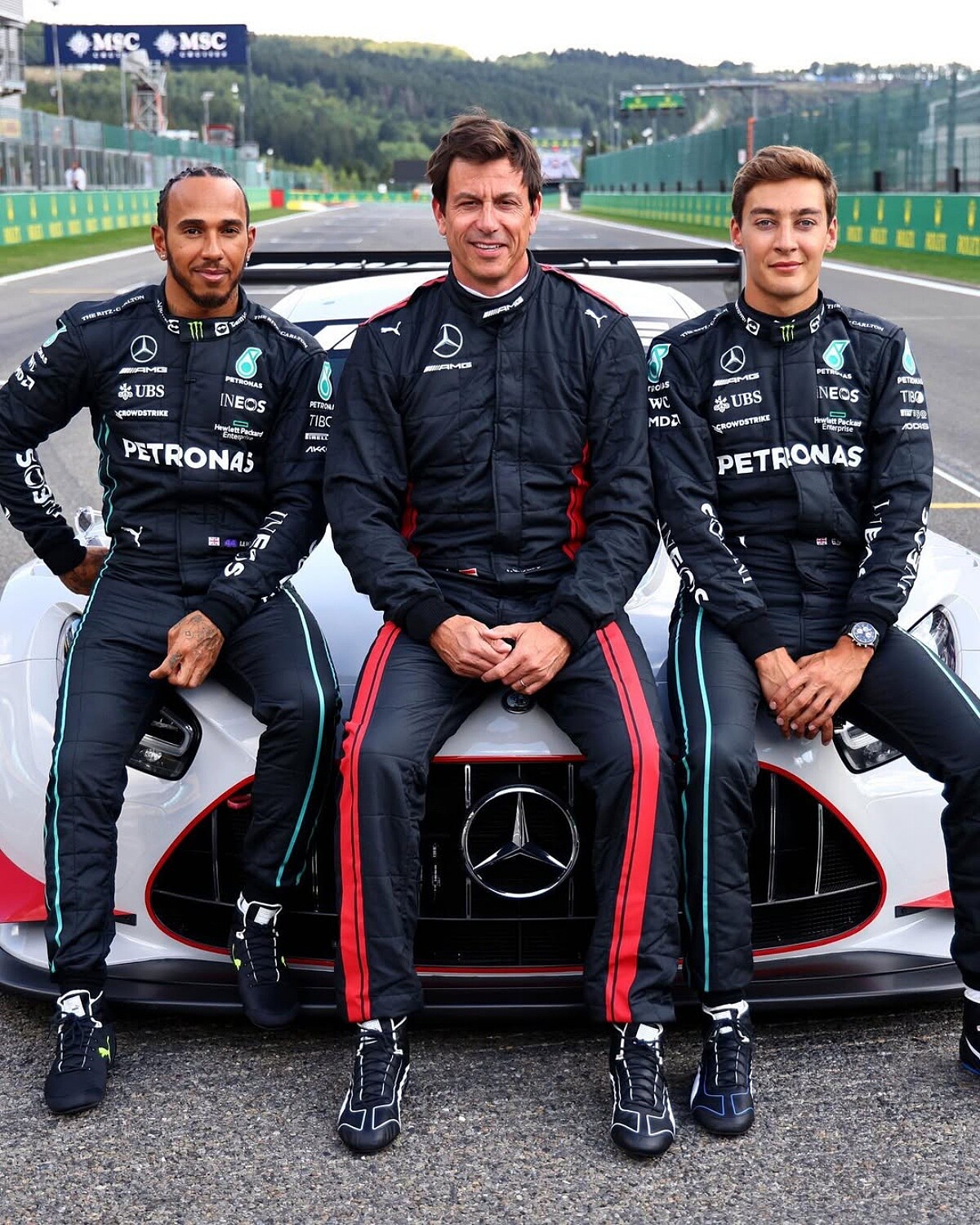 在傳奇車手 Hamilton 面前，George Russell 表現毫不遜色。 