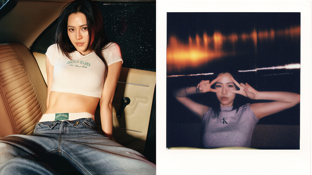 全球獨家！鄺玲玲時髦辣拍Calvin Klein 2026春季幕後照，可愛性感展現好身材