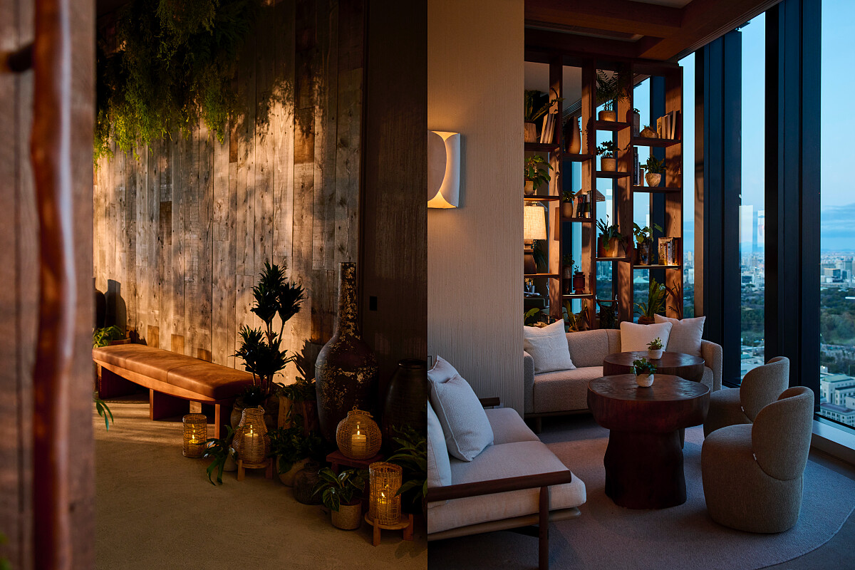 夜晚的餐飲空間更加迷人。