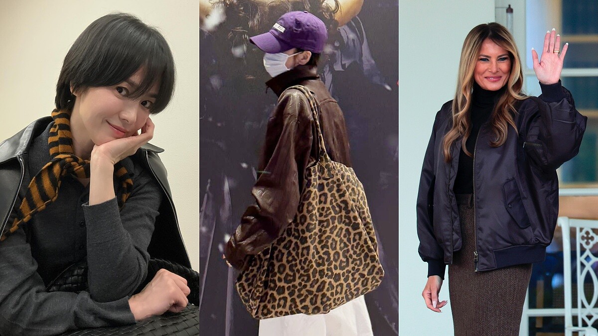 宋慧喬一揹詢問度暴增！私服「豹紋托特包」不是EMIS，來自美國第一夫人梅蘭妮亞愛牌