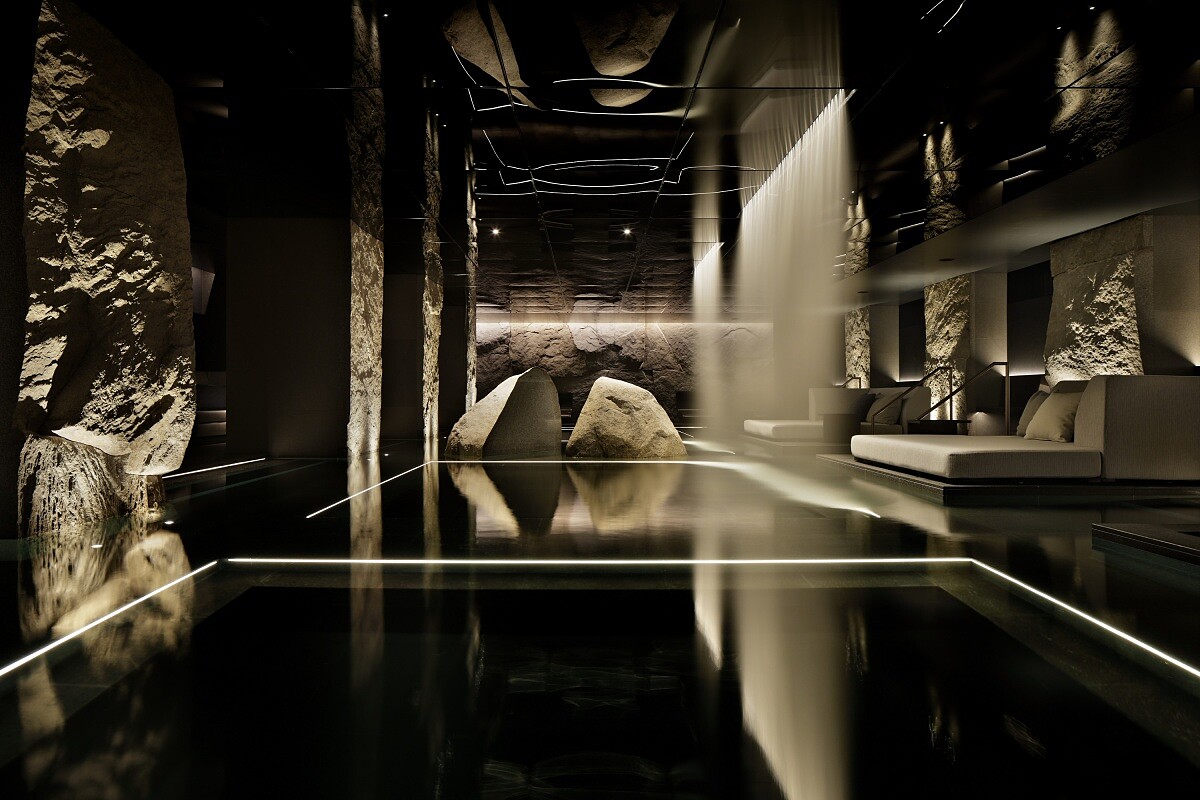 「溫泉水療池」(Thermal Spring SPA)。