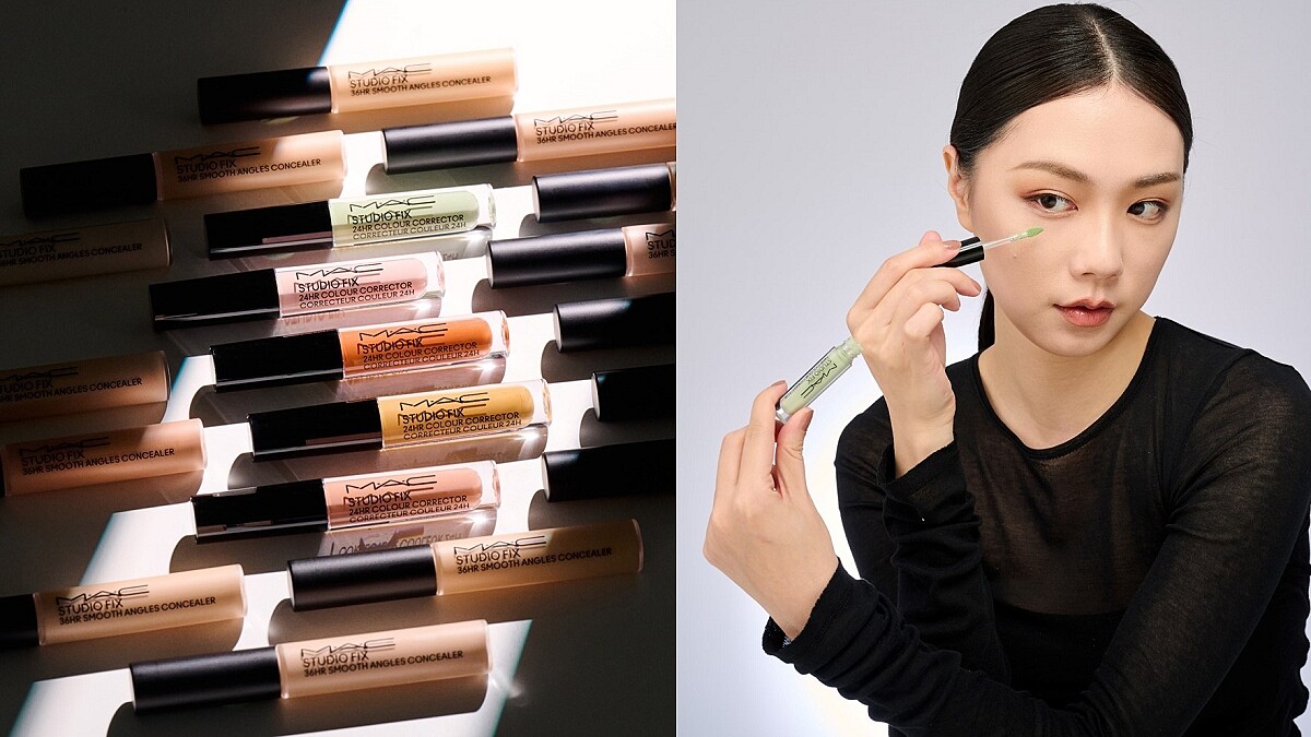 底妝之神M·A·C 超持妝家族必收！搭配超強新品遮瑕液、校色液，一刷瑕疵消失不卡粉，擺脫容貌焦慮，原相機輸出就有高級臉！