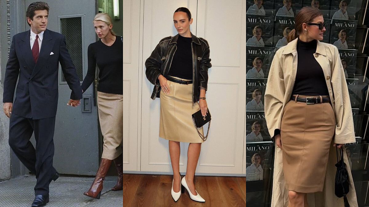 甘迺迪愛妻Carolyn Bessette極簡風爆紅，鉛筆裙風靡社群攻佔2026春天必備老錢風單品