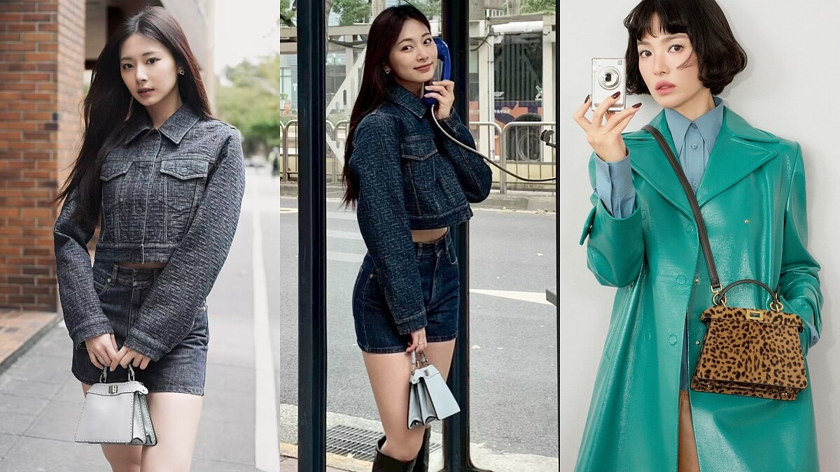 子瑜的台灣感性FENDI包了！偷閒逛台北同款手袋宋慧喬也愛，精品代言有譜了？