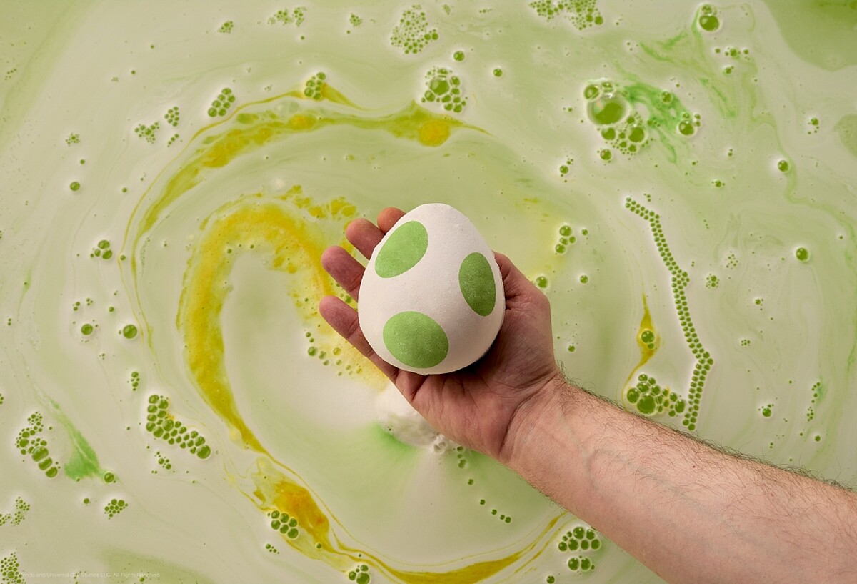 超級瑪利歐銀河電影版 &times; LUSH耀西蛋汽泡彈附沐浴軟糖，NT600