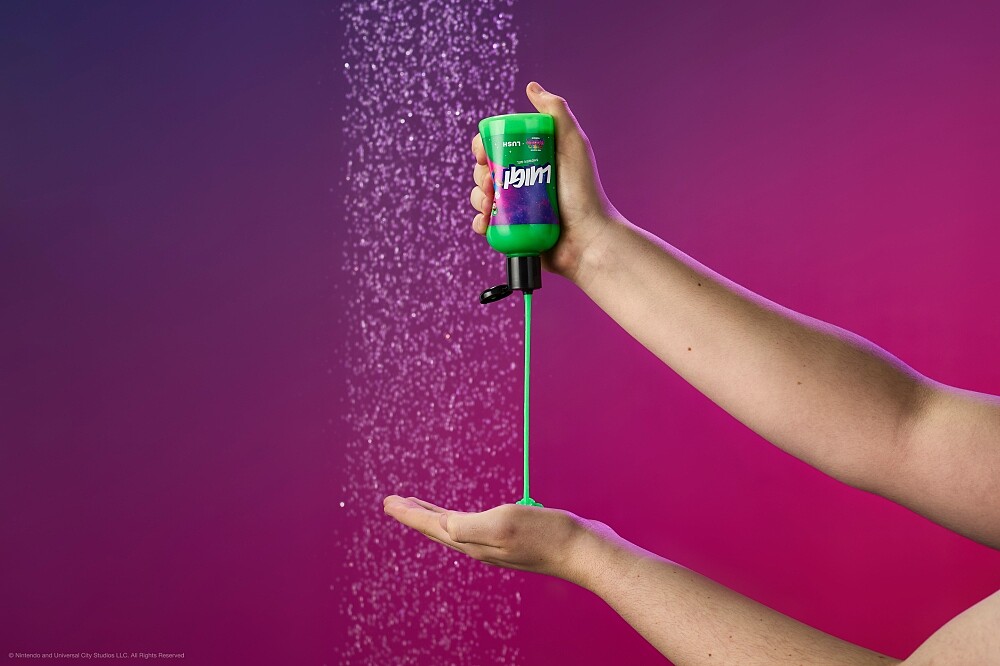 超級瑪利歐銀河電影版 x LUSH路易吉沐浴露250g，NT900