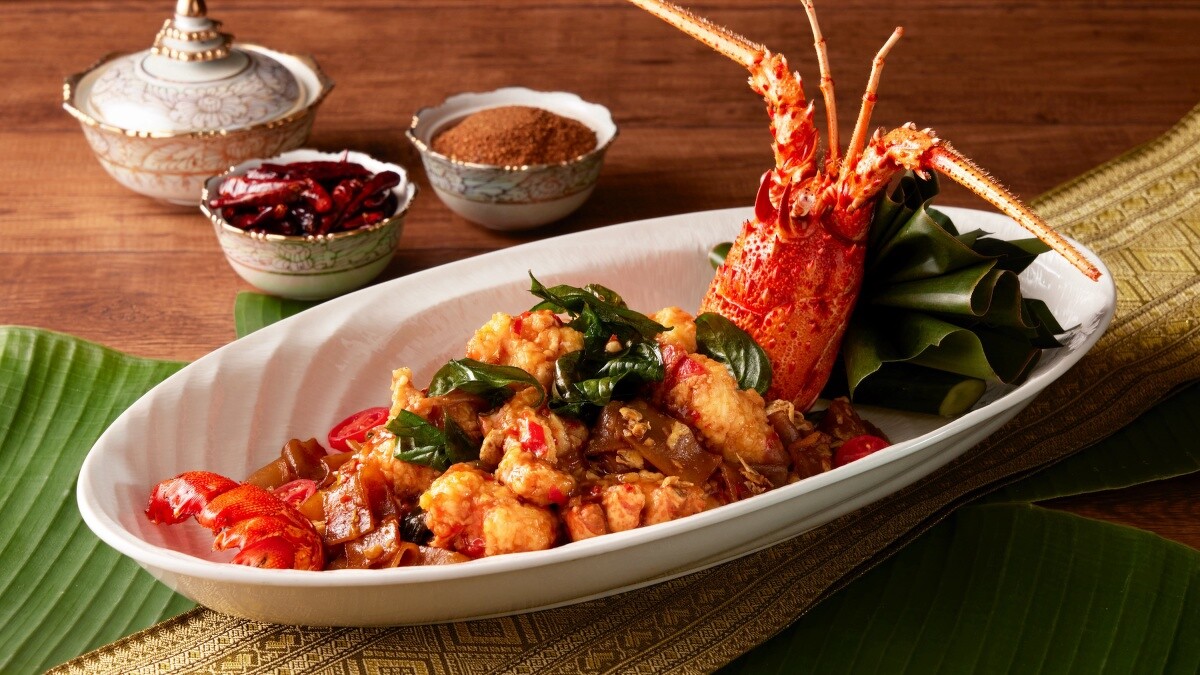 泰式辣炒龍蝦粿條