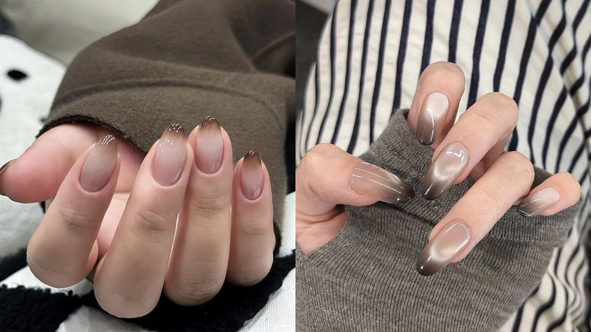 2026美甲推薦「暹邏貓美甲」！低飽和奶茶漸層、氣質指尖7款範本一次看