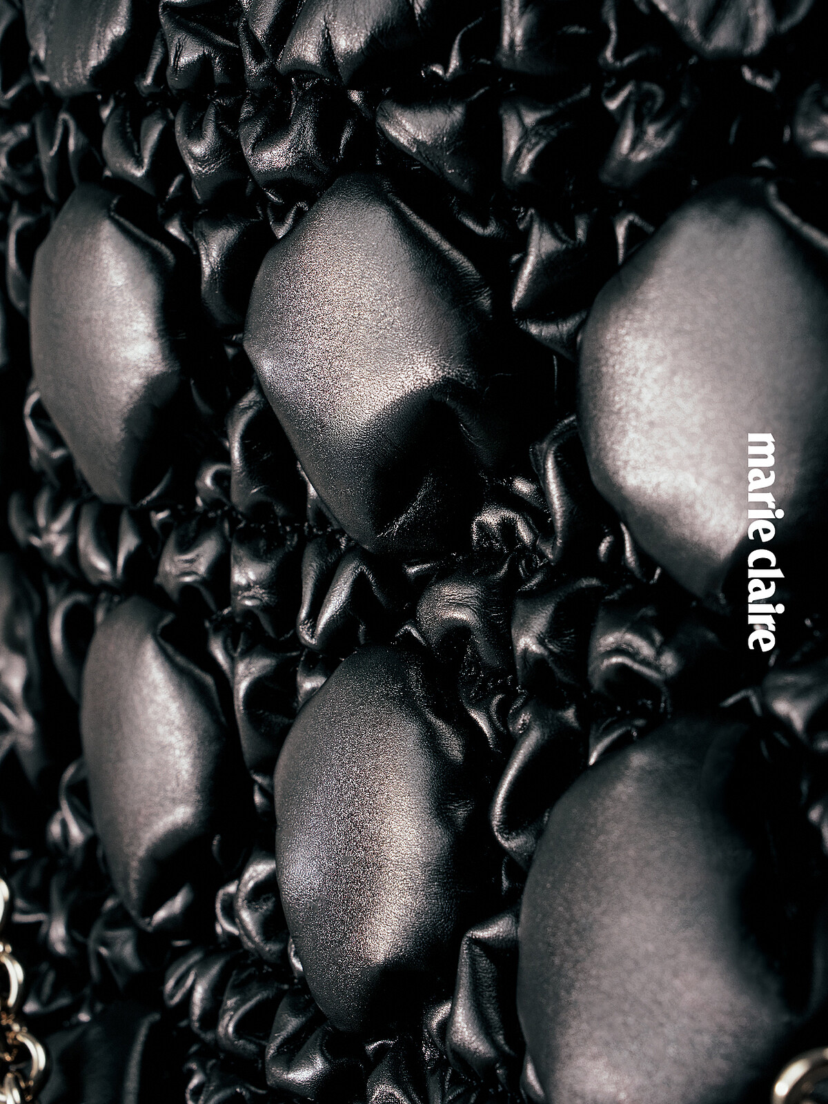 黑色Dior Crunchy中型包，Dior。