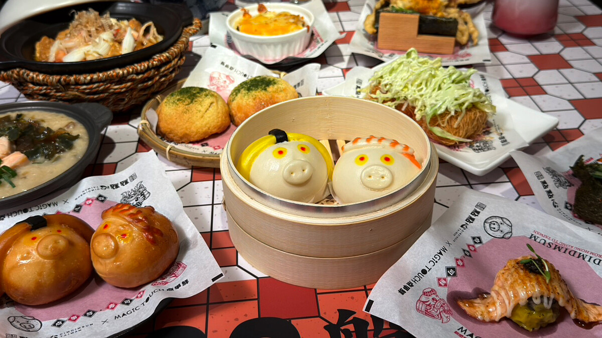 点爭鮮聯名點點心！戴頭套豬仔流沙包超萌爆漿，500盤推薦料理限時開吃