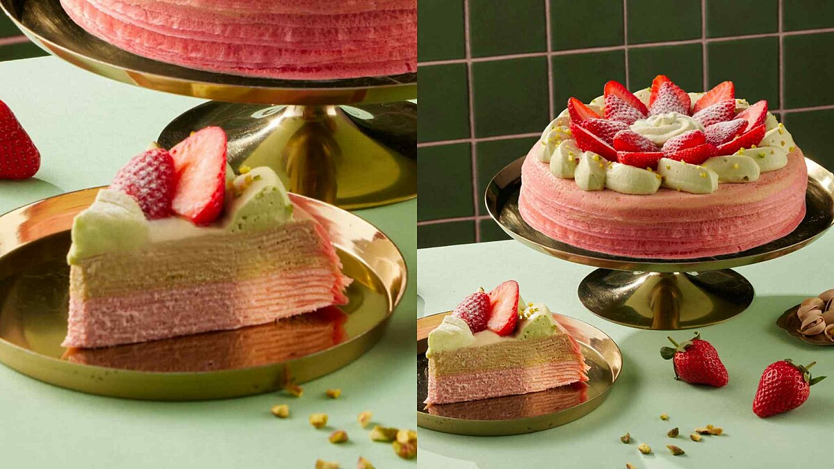 Lady M母親節限定口味登場！「草莓開心果千層蛋糕」預購時間+價格一次看
