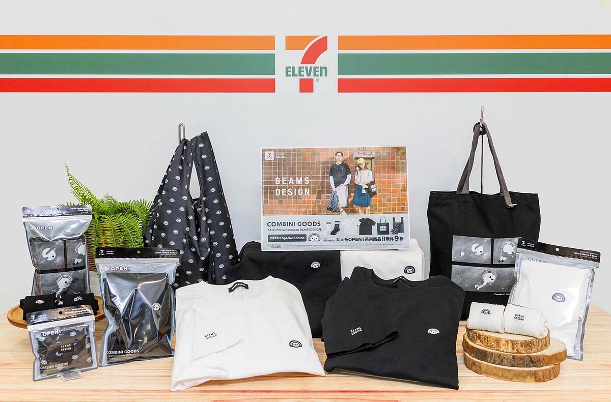 7-11宣布再次與BEAMS DESIGN聯名，推出第二波6款聯名商品（圖片來源／7-11提供）
