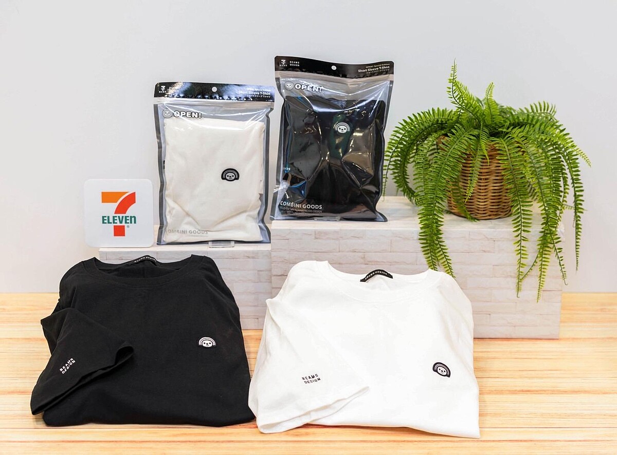 BEAMS DESIGN OPEN!頭像刺繡上衣（圖片來源／7-11提供）