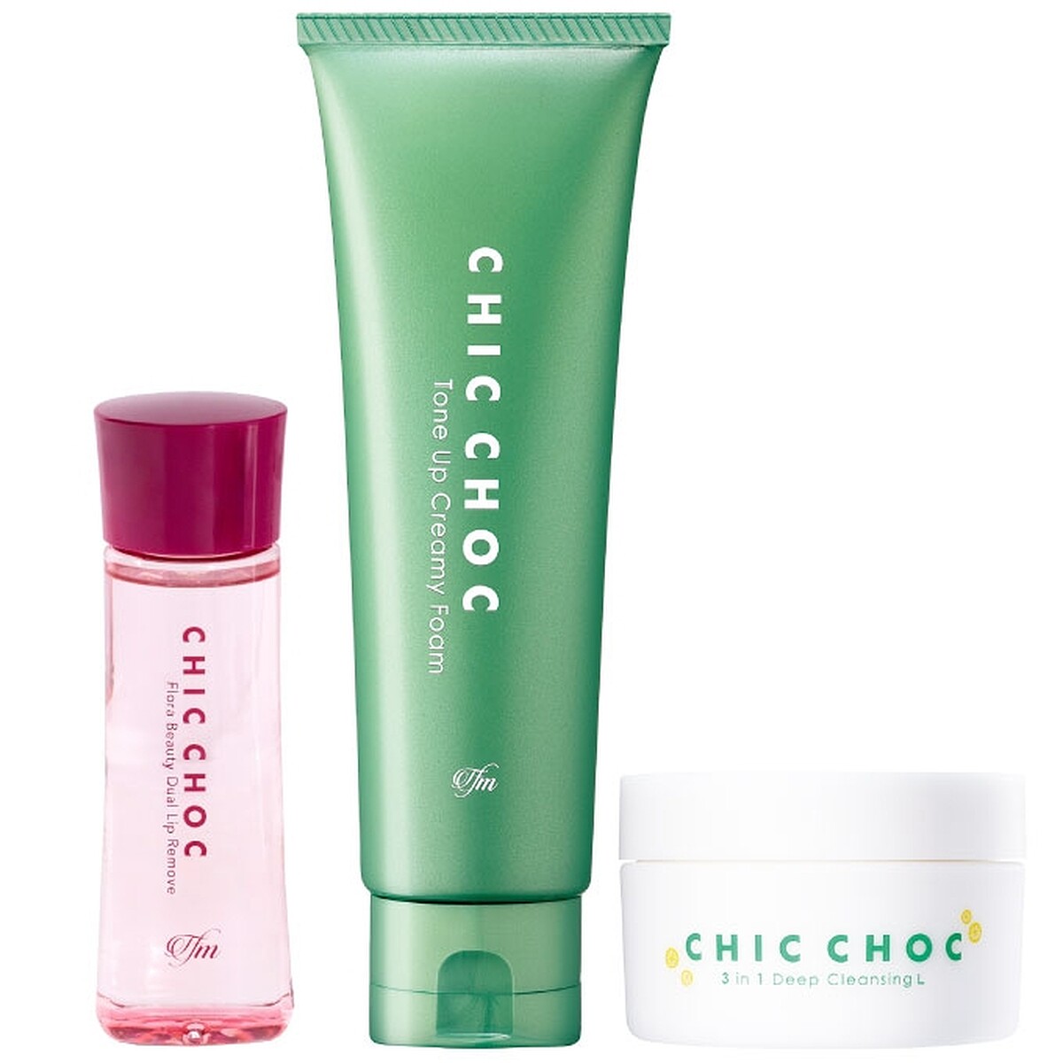 CHIC CHOC植萃臉部清潔特惠組，NT1,310