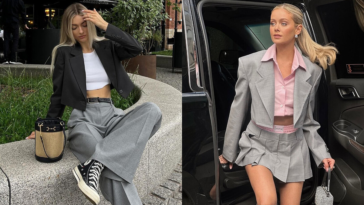 短版西裝外套怎麼穿？4種搭配公式風格任選，短版西外輕鬆穿出修飾比例！