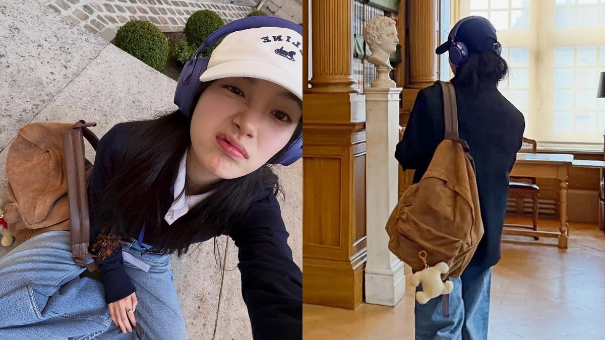 不是CELINE！秀智在巴黎的「麂皮背包」已被韓妞鎖定，品牌幫你找到了