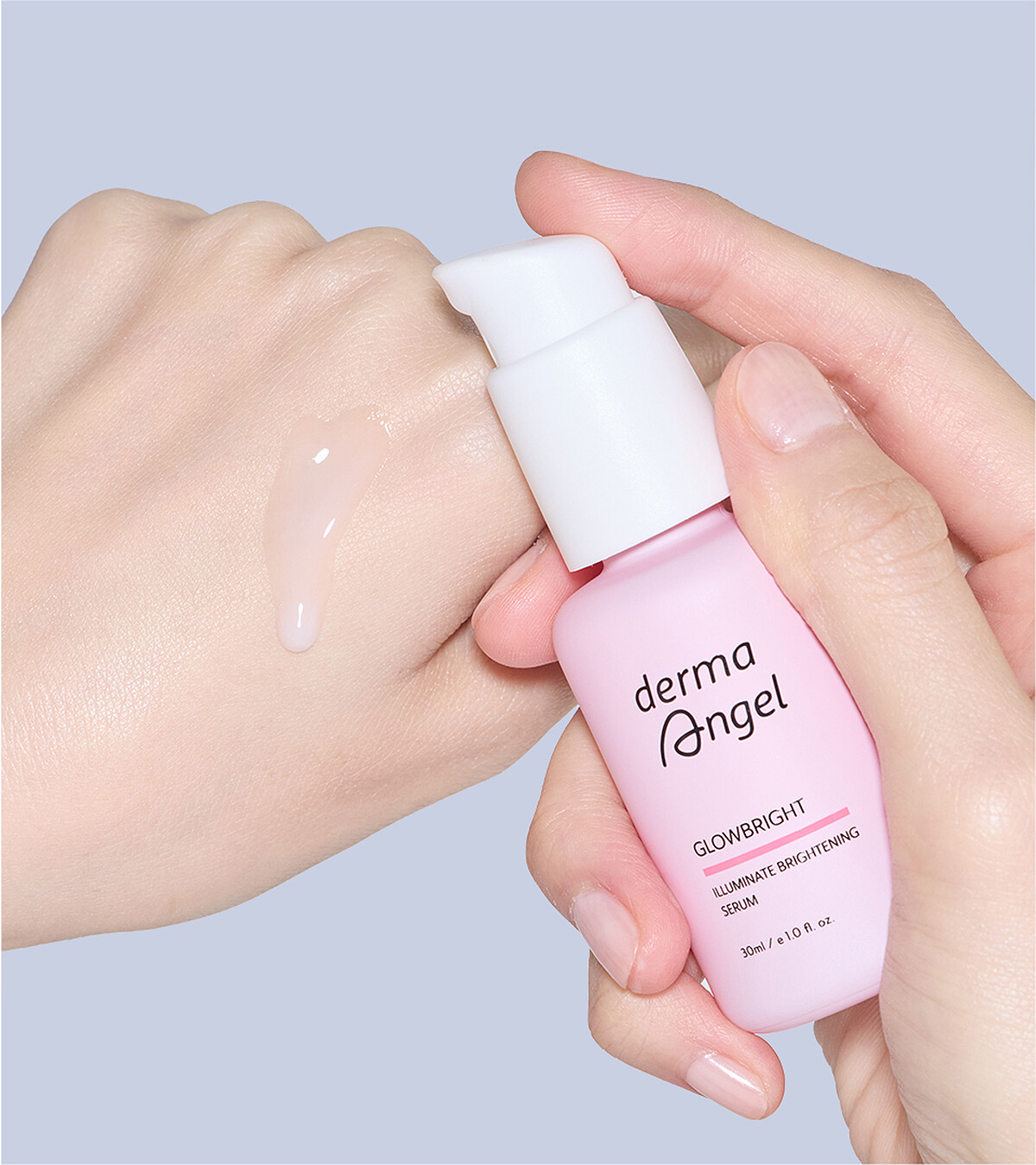 護妍天使光透美白淡斑精華質地。