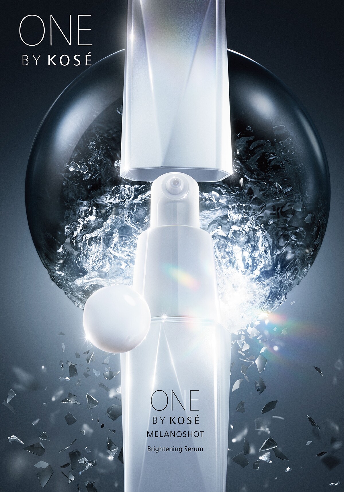 ONE BY KOSE瞬淨白擊斑精萃65ml，NT2,050