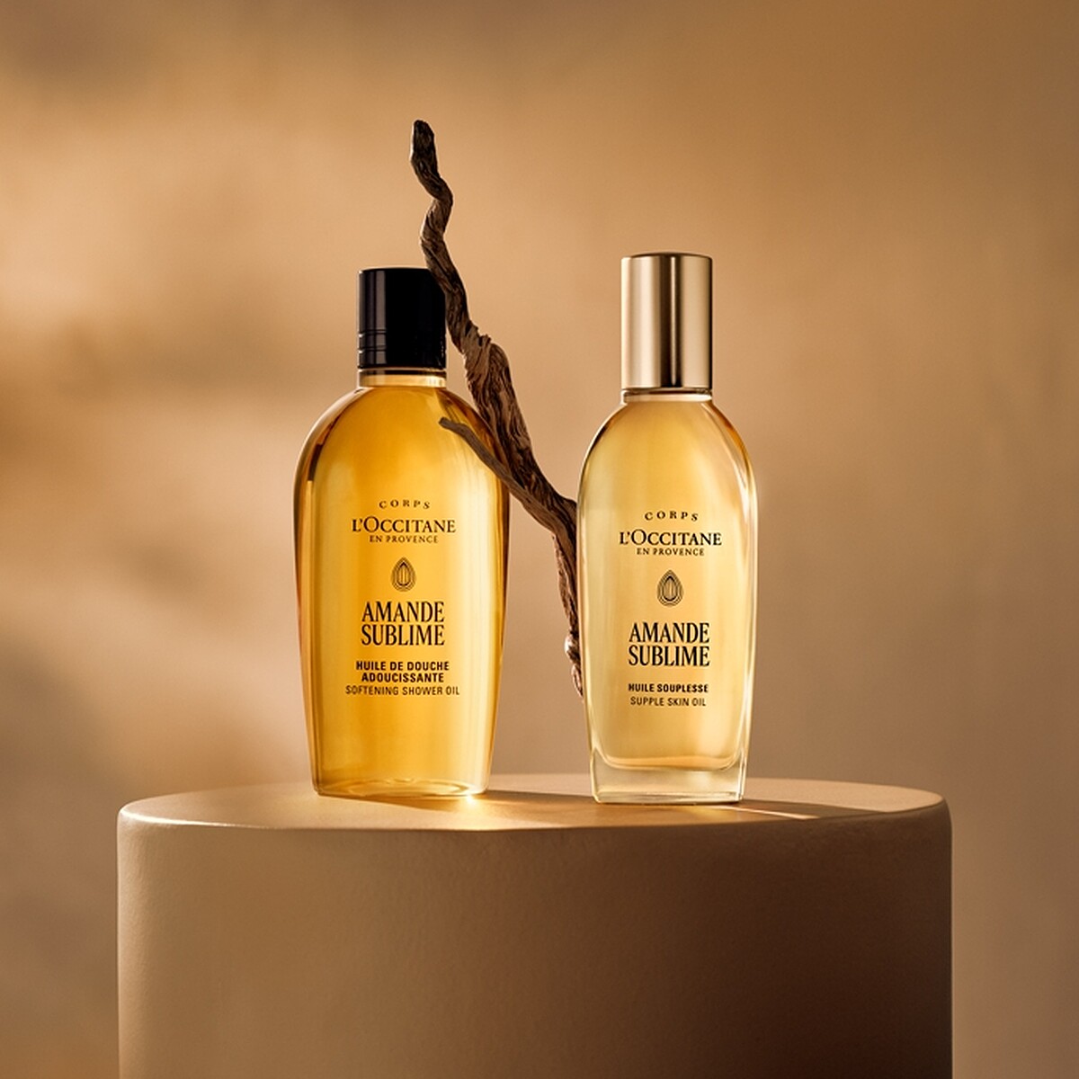 歐舒丹杏仁極緻柔膚沐浴油250ml，NT1,180