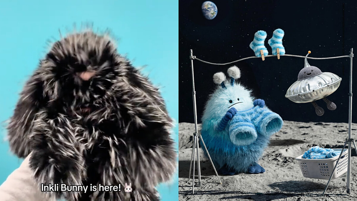 Jellycat x Selfridges黑白兔爆紅！2026必收「酷帥系」玩偶清單：太空系列回歸、飛碟外星人售價一覽