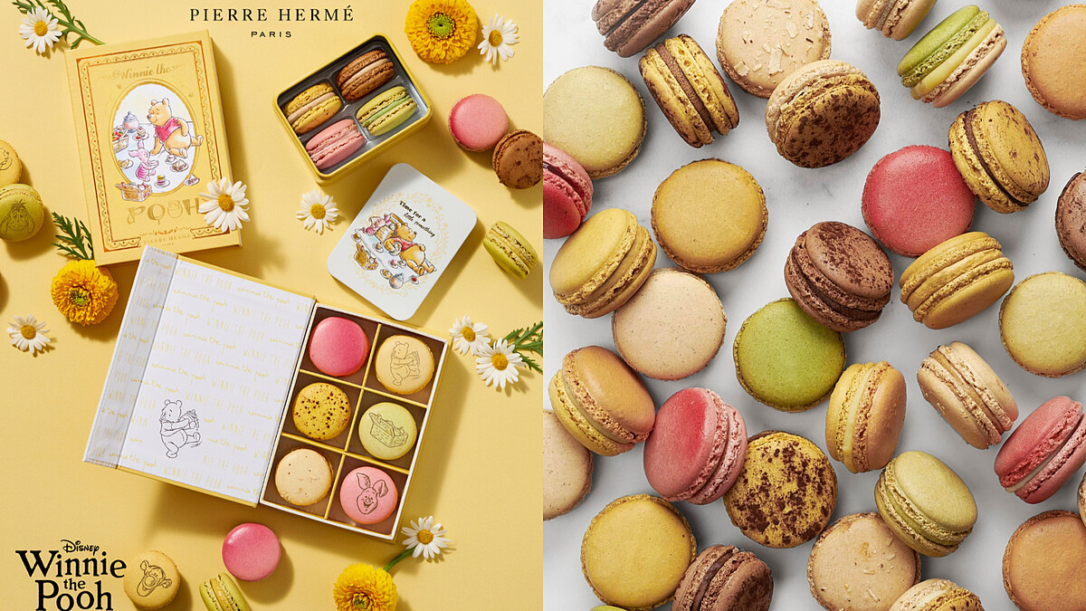 台灣獨家！Pierre Hermé聯名小熊維尼100週年，夢幻書型馬卡龍禮盒必收