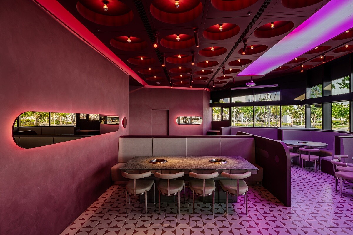 較為安靜的用餐區。