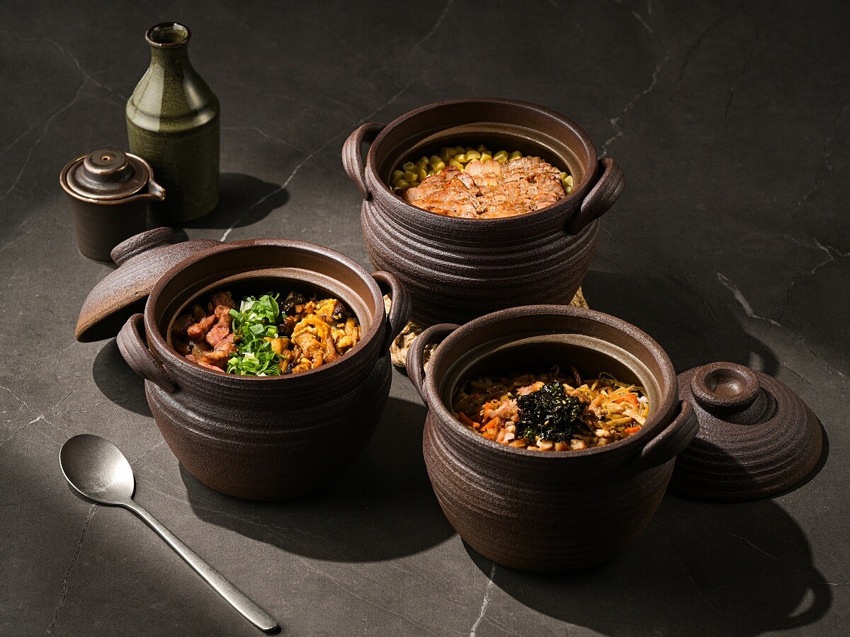 國秀設計的三款釜飯是招牌必吃。