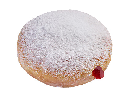 Krispy Kreme 糖霜草莓夾心貝（圖片來源／Krispy Kreme提供）