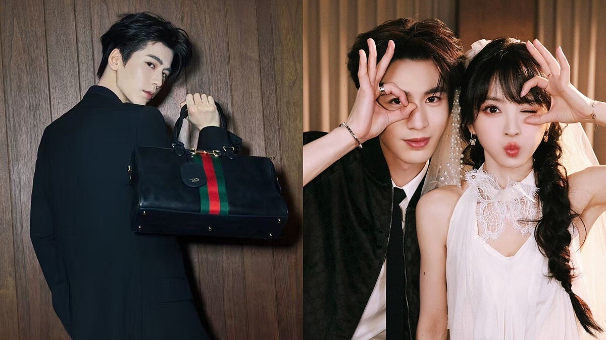Gucci太會選人！《逐玉》CP張凌赫、田曦薇戲外同台代言，情侶同款包是這顆