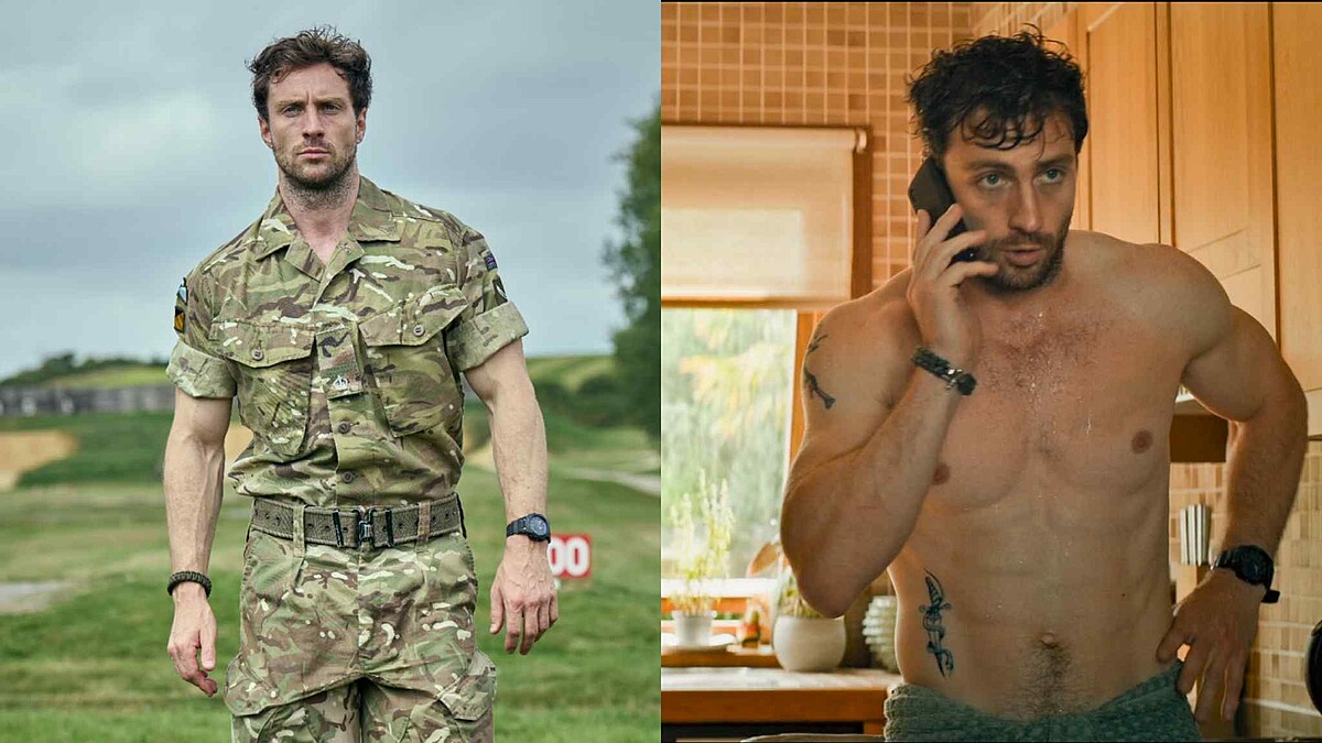 亞倫泰勒強森《0時盜數》大秀健壯肌肉！攜手席歐詹姆斯、山姆沃辛頓演出