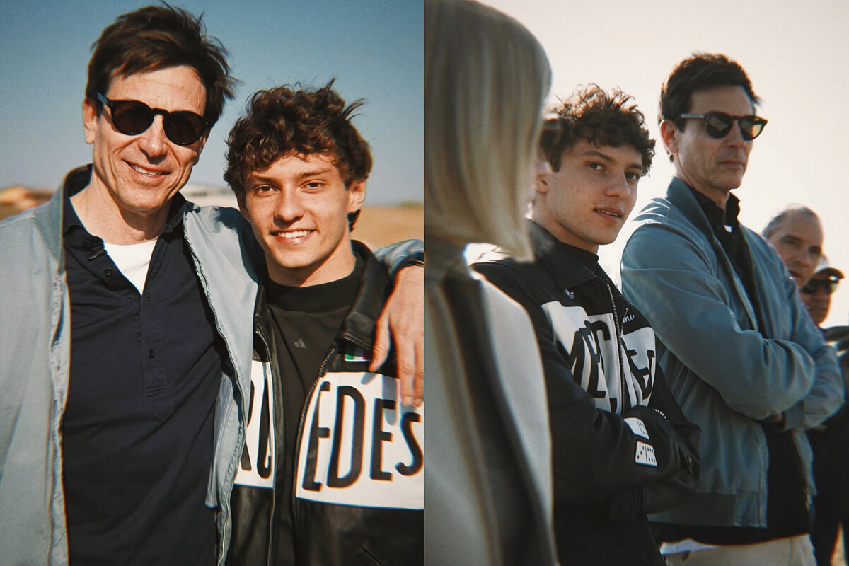 2026賽季連拿兩個分站冠軍的 Kimi Antonelli ，Toto Wolff 是伯樂也是另一位嚴父。