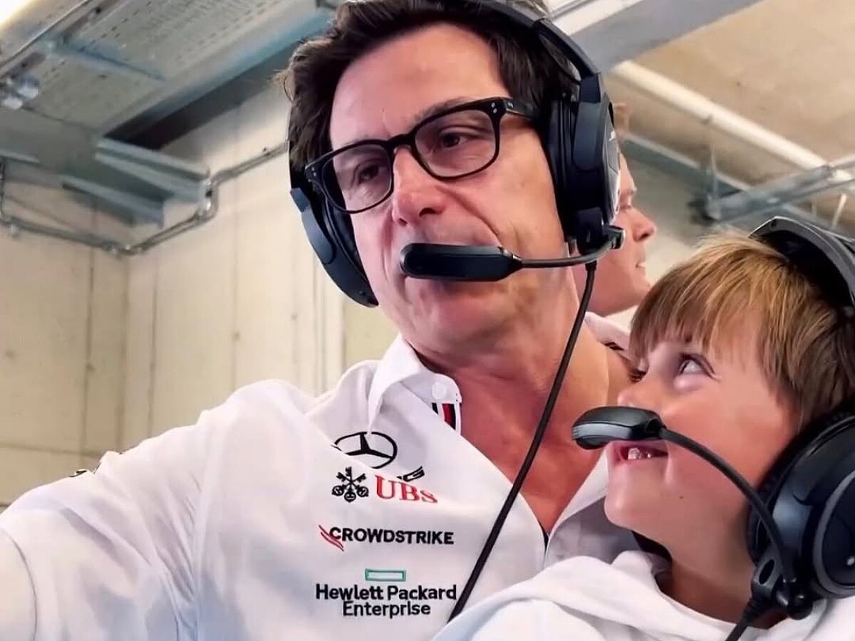 Toto Wolff 熱愛家庭，家人就是他前進的動力。