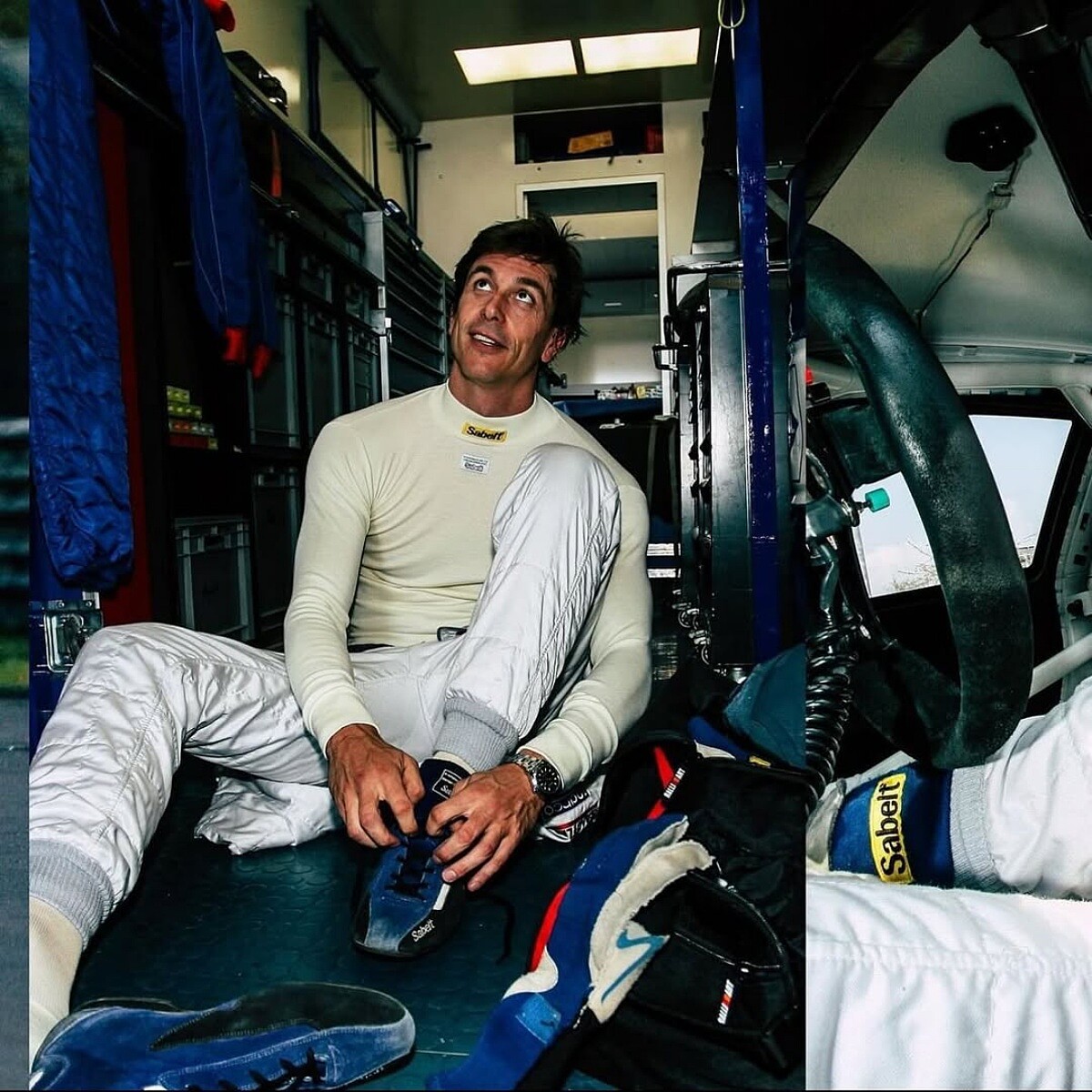 2009年，Toto Wolff 準備挑戰紐柏林北環賽道。