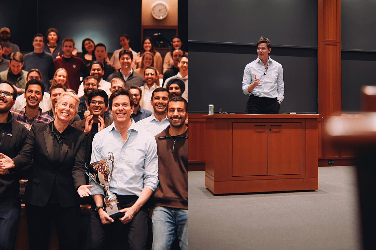 2026年一月，Toto Wolff 和哈佛商學院的Anita Elberse 教授一起進行為期三天的短期課程。