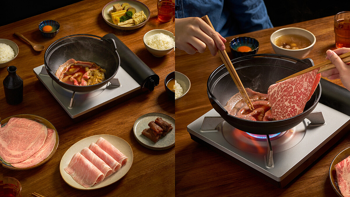 Extension 1 by 橘色推出壽喜燒宅配！日本A5和牛在家就能吃，預購日期+價錢一次看