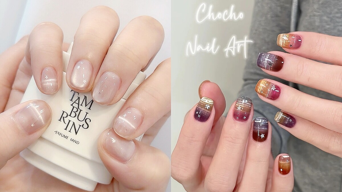 2026美甲推薦韓國爆紅的「貓眼線條美甲」！15款極簡高質感範本，乾淨又療癒